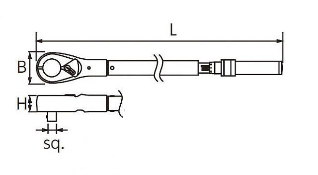 プレセット型トルクレンチ２０－１００Ｎ|ｍCMPC1003
