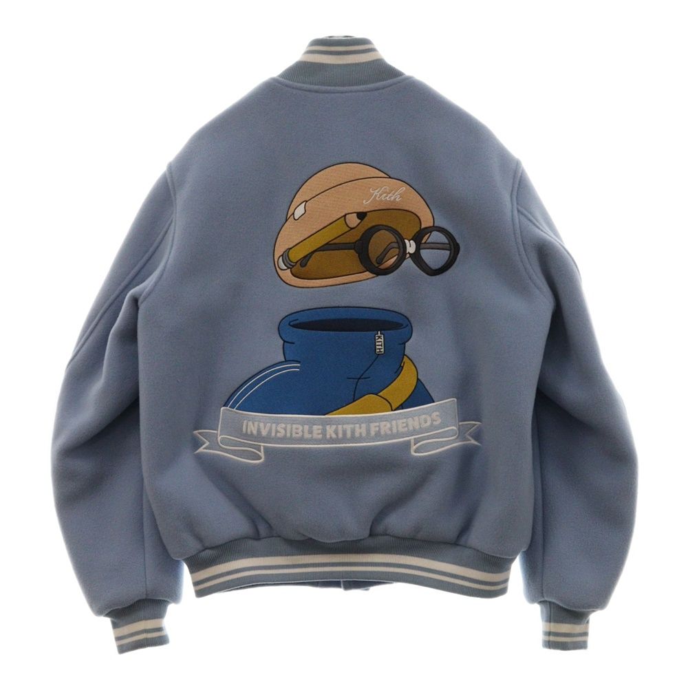 KITH (キス) × INVISIBLE FRIENDS Manteco Wool Varsity Jacket KITH (キス) × INVISIBLE FRIENDS Manteco Wool Varsity Jacket