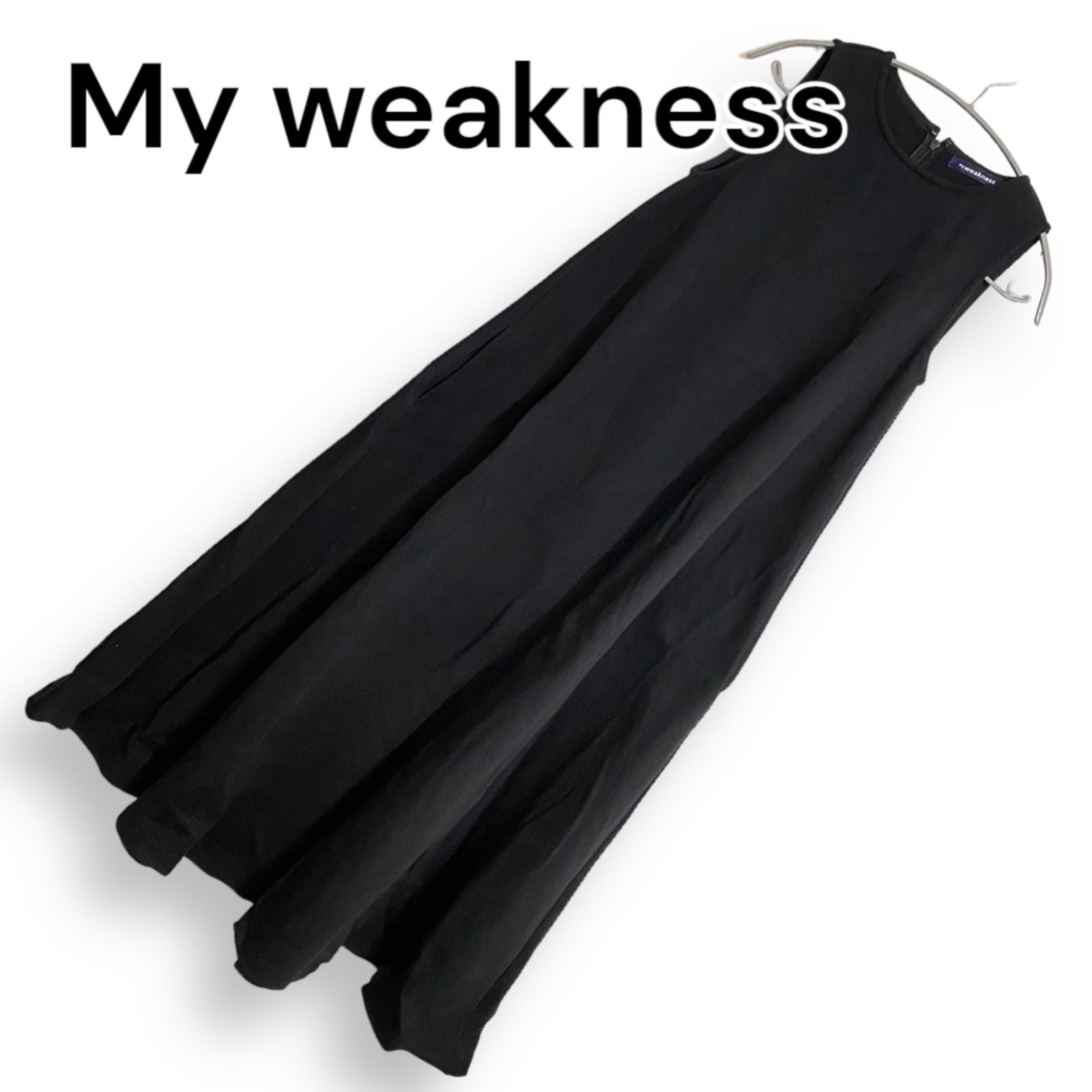 My weakness マイウィークネス ノースリーブワンピース ロング 