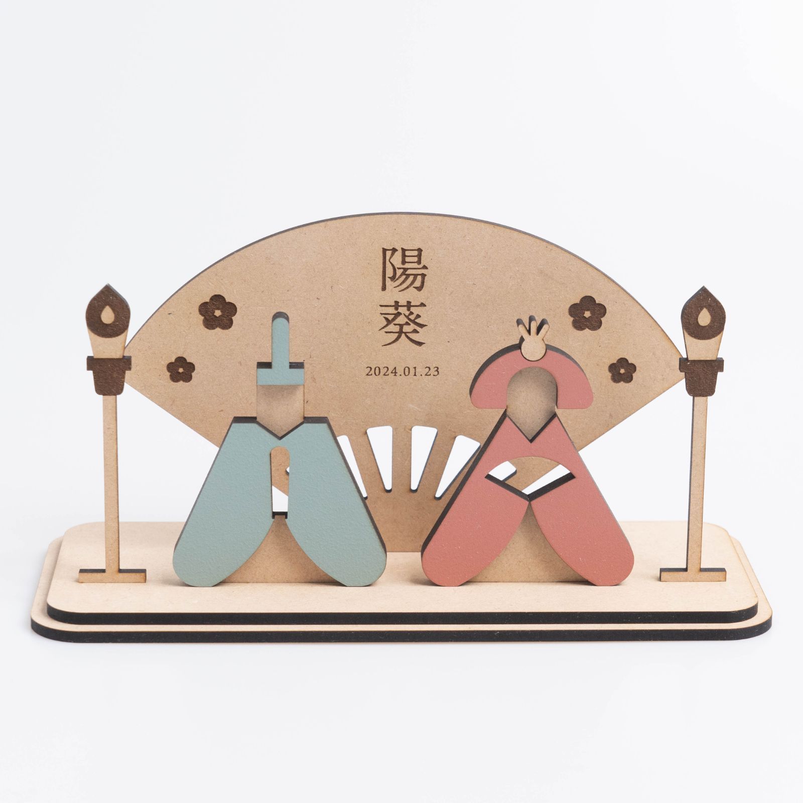 雛人形用　屏風　13号   ひのき色塗・短冊桜 雛人形用 屏風 13号 ひのき色塗・短冊桜 雛人形用 屏風 13号 ひのき