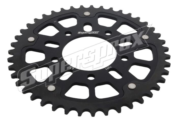 3営業日で発送 スーパースプロックス Supersprox SPX REAR STEALTH 7094-43T BLK