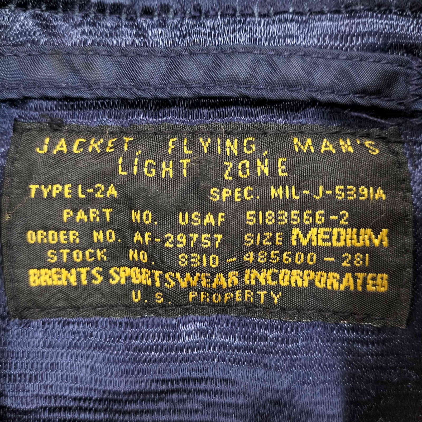 ユーズドフルギ USED古着 L-2A IDEALジップ フライトジャケット メンズ