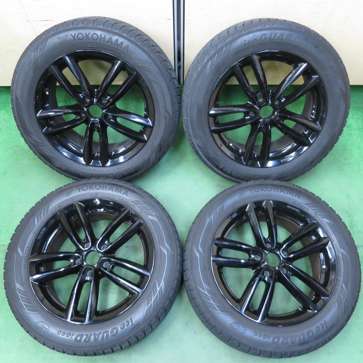 キレイ BMW 等 MAK オクスフォード 225|55R17 スタッドレス ヨコハマ アイスガード iG60 17インチ PCD112|5H 5032404イス
