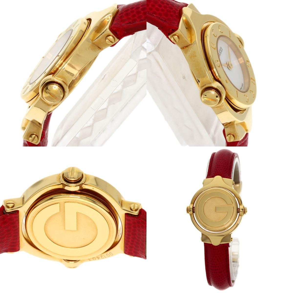 革 レディース グッチ 時計 GUCCI グッチ GQ6600 リバーシブル 腕時計