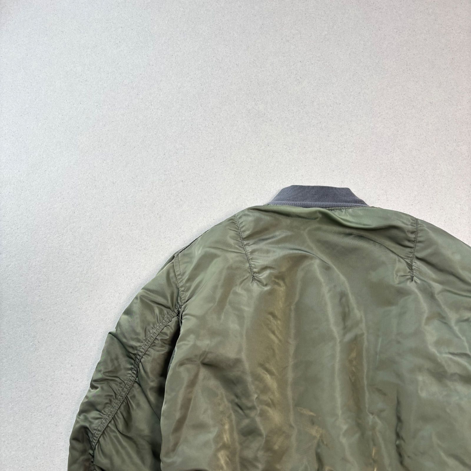 MA-1 80s ALPHA 旧タグ USA製 フライトジャケット ヴィンテージ ALPHA INDUSTRIES 80s ma-1 Lサイズ usa製 旧タグ フライト