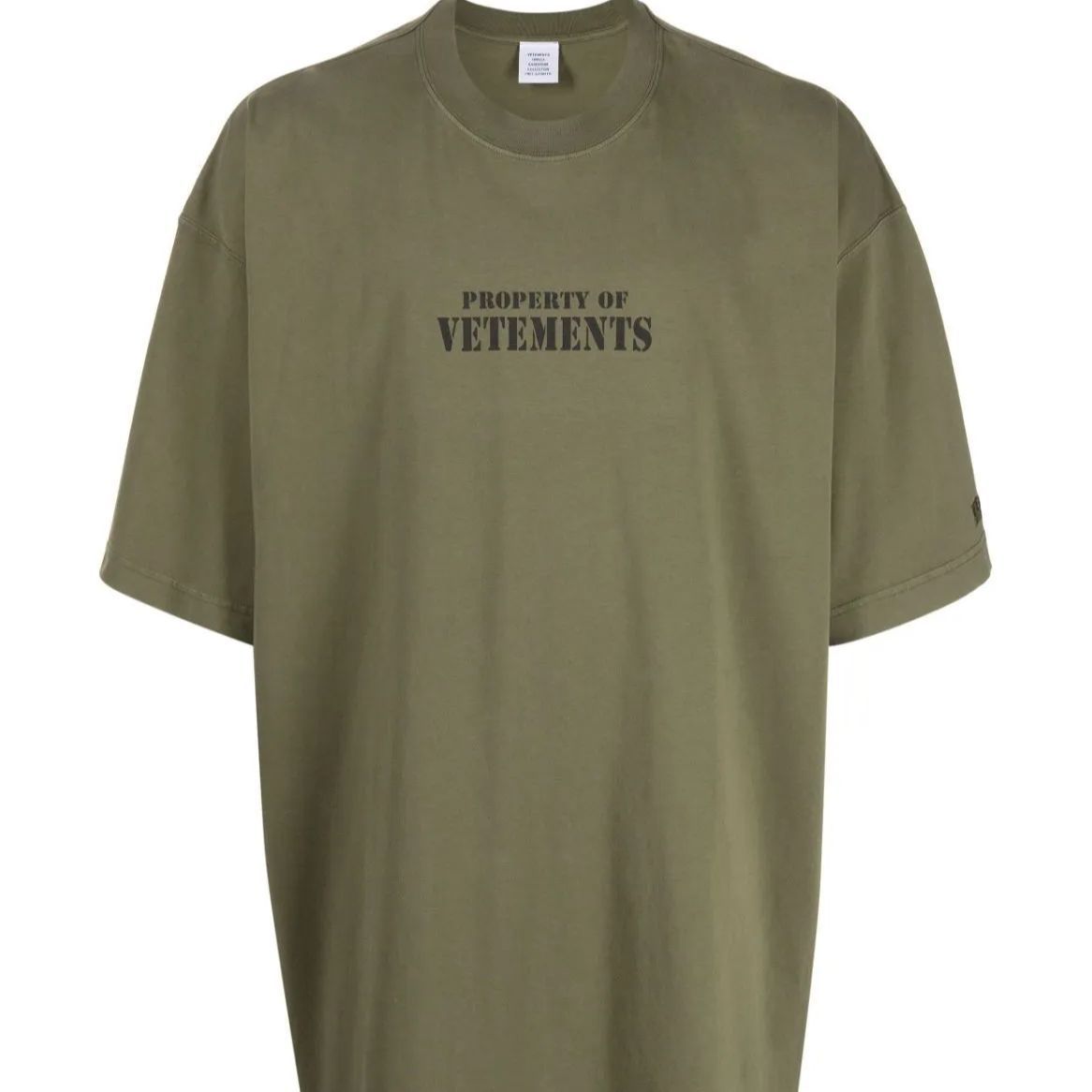 VETEMENTS 新作ウォーターマークロゴ半袖Tシャツ - メルカリ