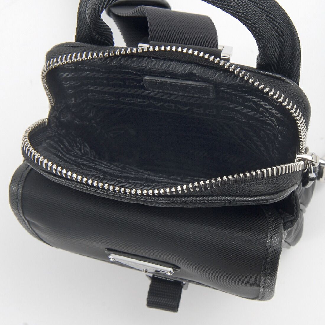 プラダ ショルダーバッグ スマホショルダー 2ZH194 2DMH F0002 PRADA プラダ ショルダーバッグ スマートフォンケース メンズ