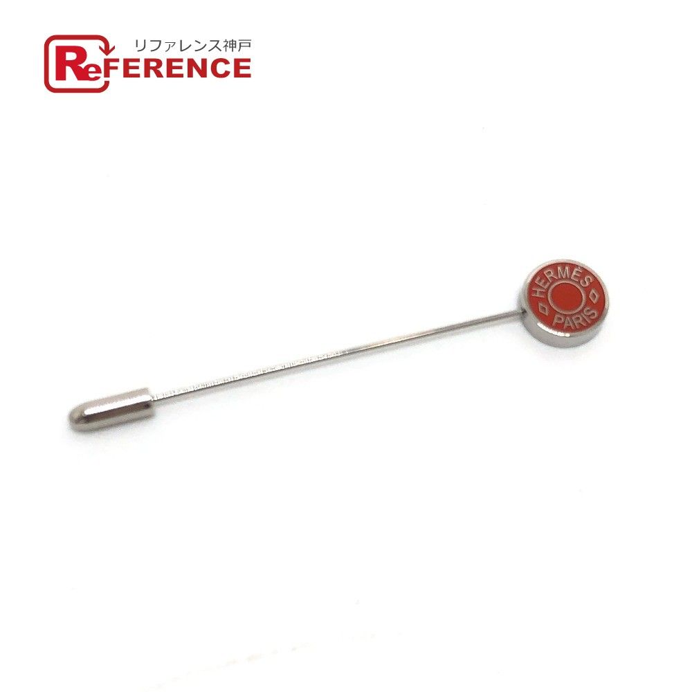 エルメス その他アクセサリー クルードセル ハットピン HERMES シルバー×ブラック レディース 中古