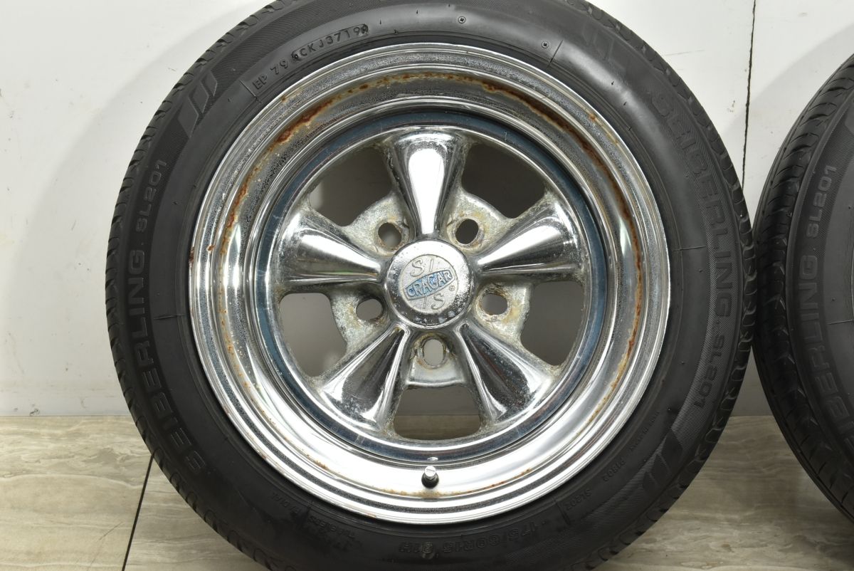 希少品】クレーガー CRAGAR S/S 14in 5.5J ±0 15in 7.5J ±0 PCD114.3