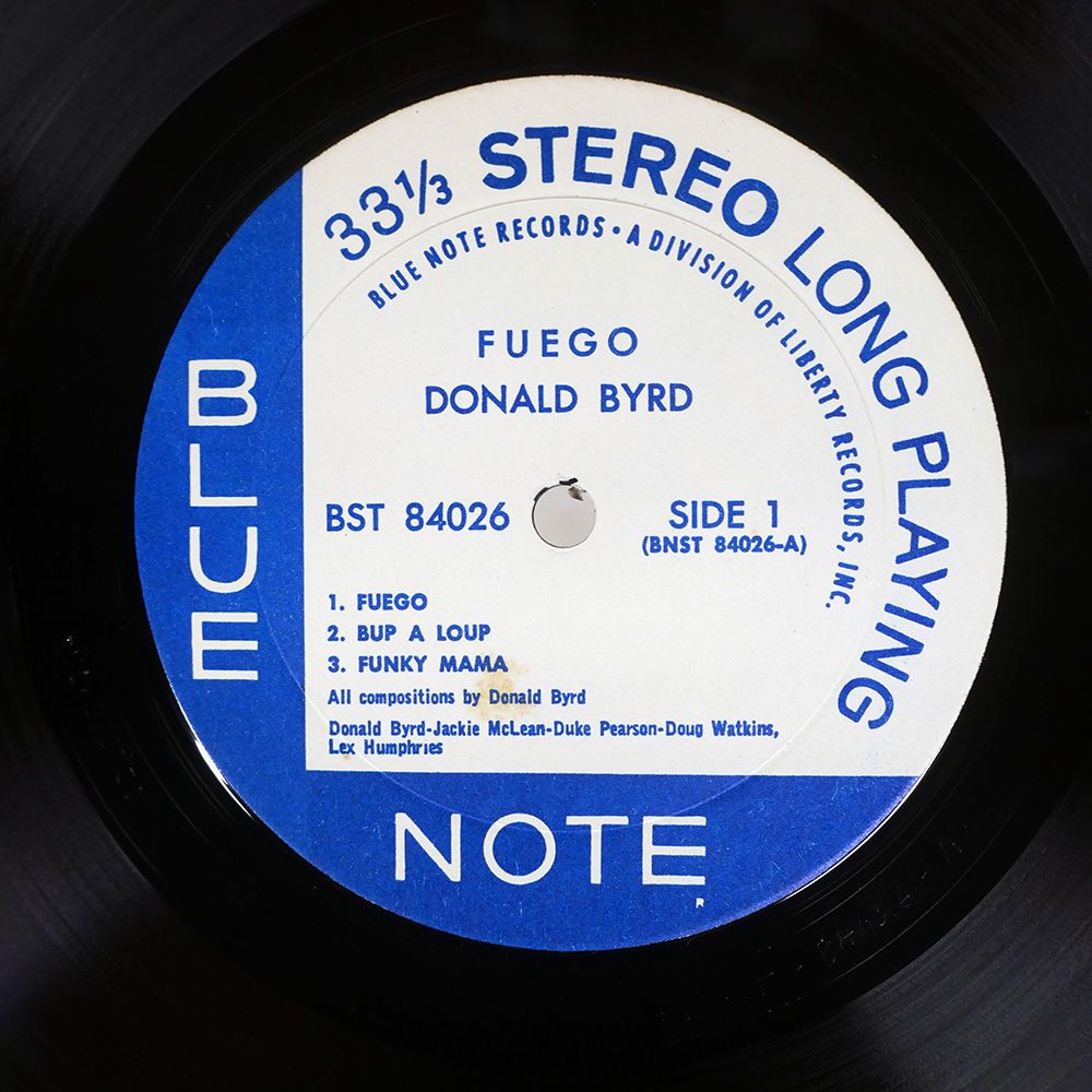 US盤 DONALD BYRD FUEGO BLUE NOTE LP その他 レコード CD DVD ブルーレイ