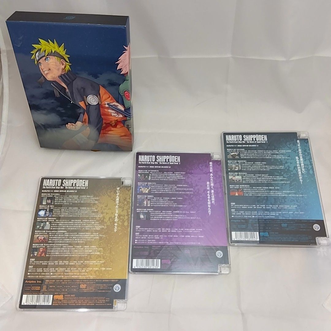 NARUTO SHIPPUDEN 第七班再び全巻・DVD-BOX NARUTO SHIPPUDEN 第七班