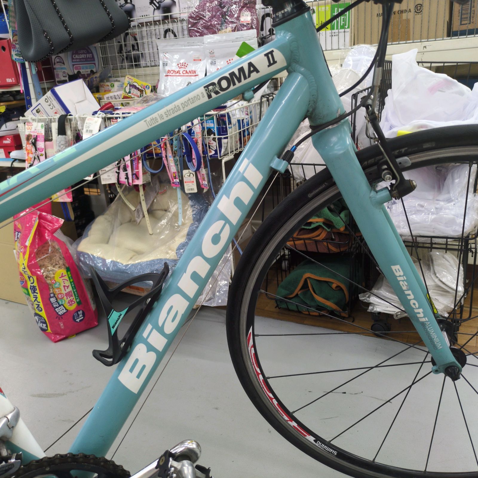 J001 ☆それなりの使用感有り☆クロスバイク☆Bianchi☆ROMA2☆2✕8段