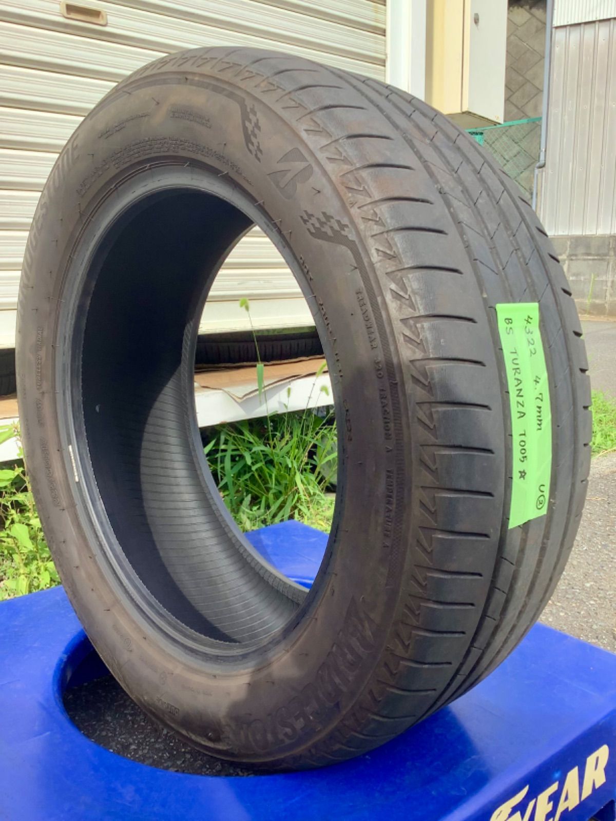 【バリ溝・国産】225/55R17 ブリヂストン トランザ　T005 バリ溝・国産】225/55R17 ブリヂストン トランザ T005 - メルカリ