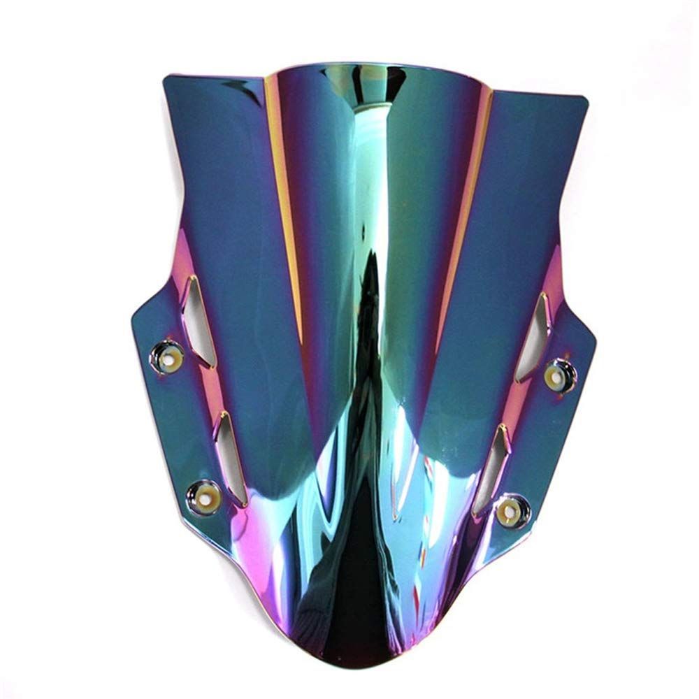 Color ディープイリジウム YUANYE スズキGSX250R GSX 250R GSXR 250 R 2017 2018オートバイダブルバブルフロントガラス ディープイリジウム