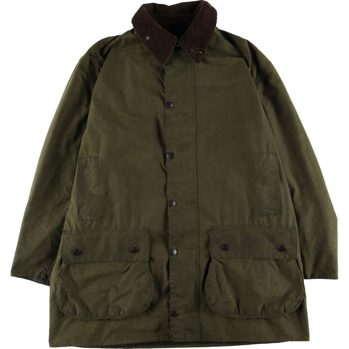 古着 90年代 バブアー Barbour BORDER ボーダー 旧3ワラント バッジ付き ワックスコットン オイルドジャケット 英国製  C44/eaa505179 - クリアランス特価