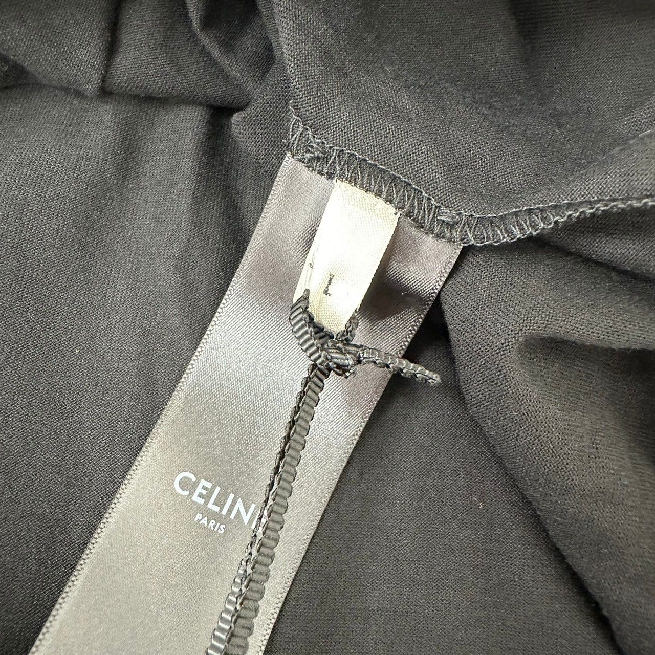♪ CELINE セリーヌ 2X59C671Q BOY DOLL Tシャツ ブラック サイズL 