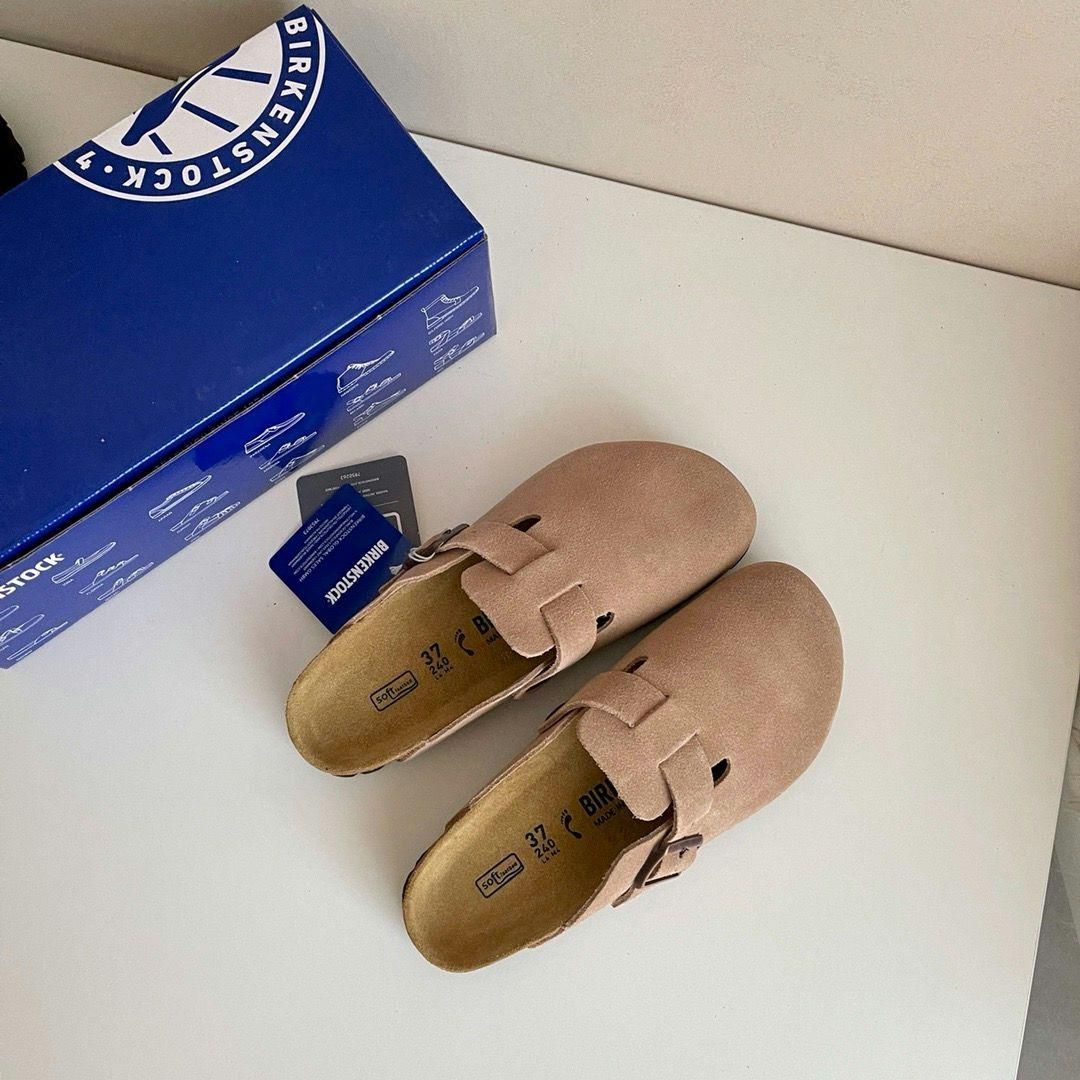新品BIRKENSTOCK ビルケン ボストン ナローサンダル #サンドカラー 