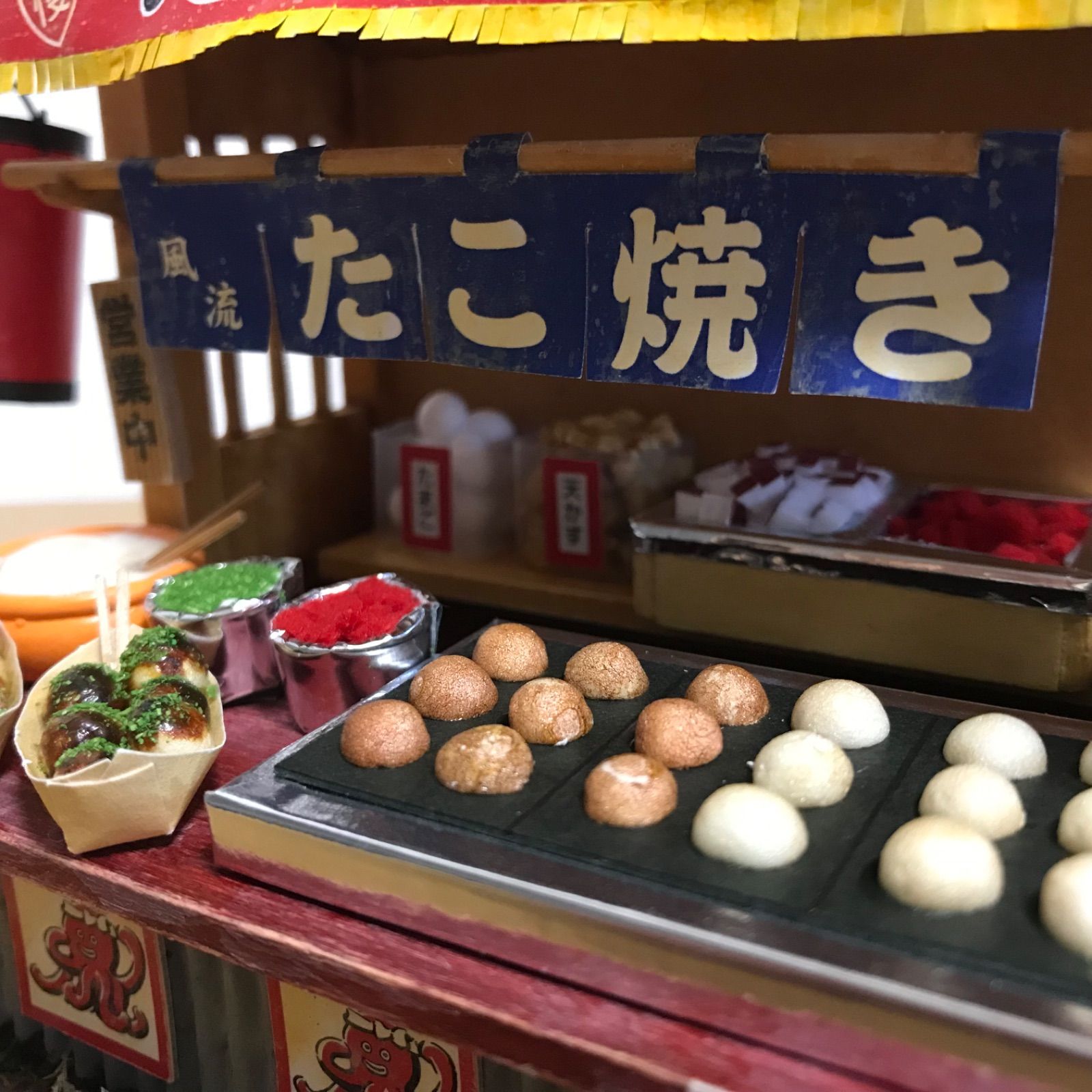 昭和の屋台、たこ焼き屋さん