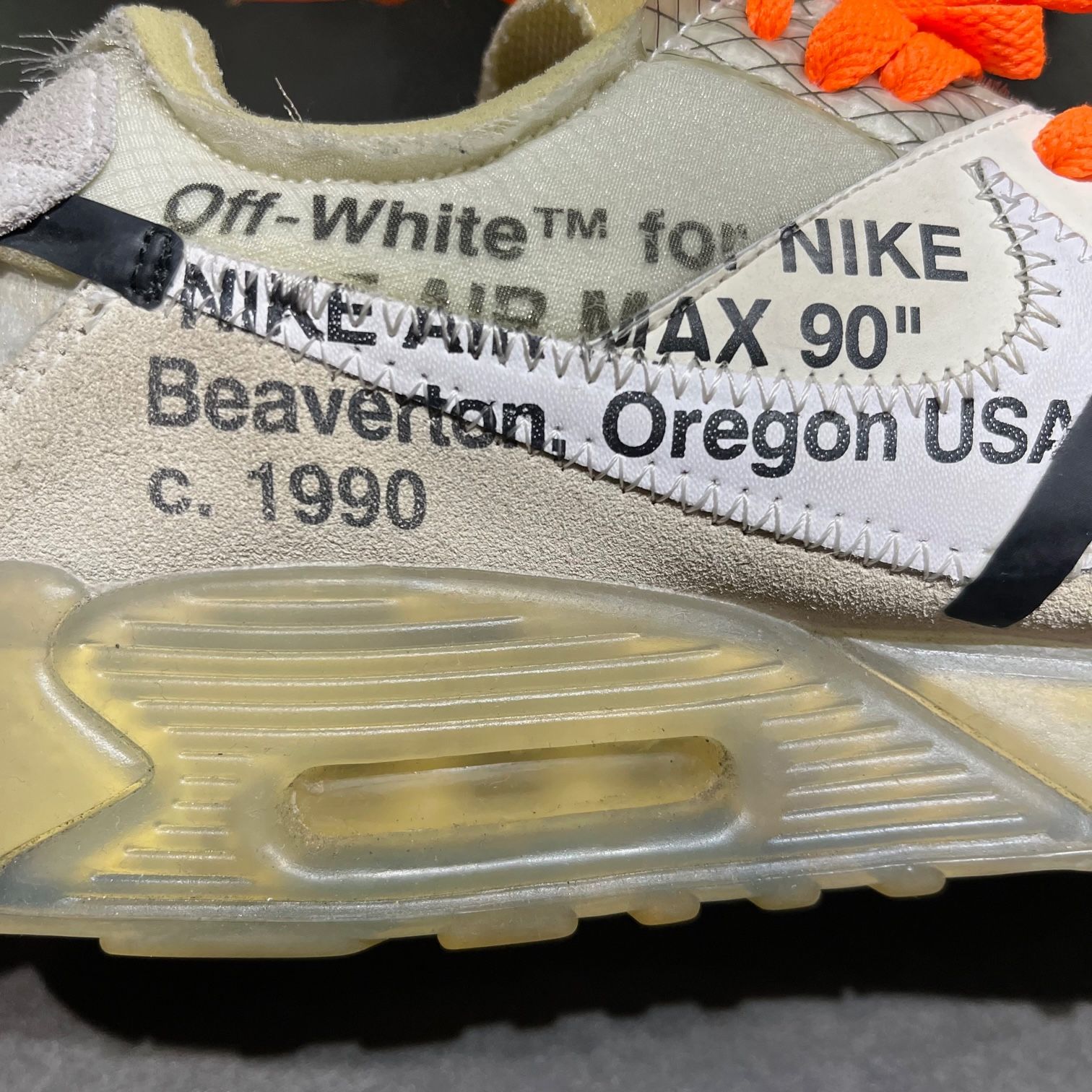 OFF-WHITE × NIKE THE TEN AIR MAX 90 オフホワイト × ナイキ ザ・テン 
