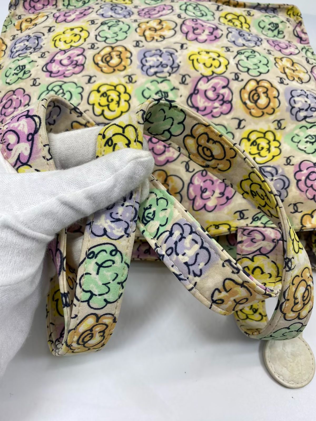 CHANEL カメリアミニ ハンドバッグ ココマーク 6513 CHANEL シャネル カメリアミニ ハンドバッグ 肩掛け可 カメリア