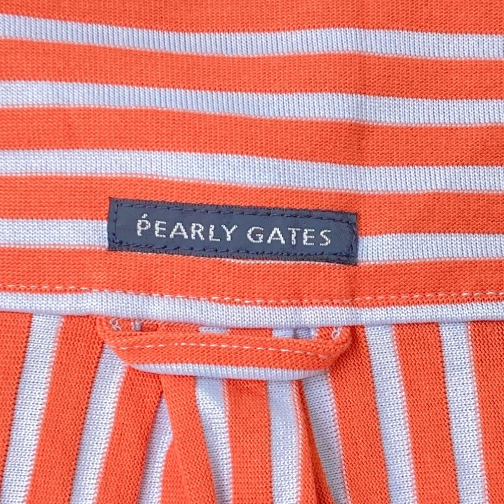 パーリーゲイツ オレンジ ストライプ ゴルフシャツ パーリーゲイツ オレンジ ストライプ ゴルフシャツ パーリーゲイツ