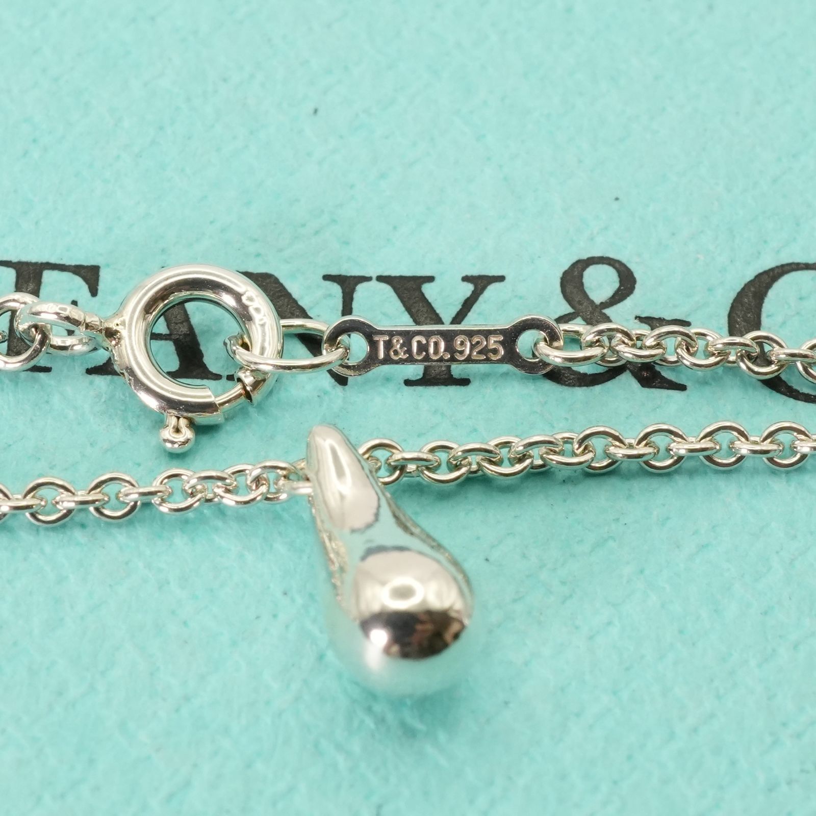 国内発送★Tiffany & Co★Tear Drop ブレスレット 廃盤TIFFANY&Co. ティファニー ティアドロップ リンク ブレスレット