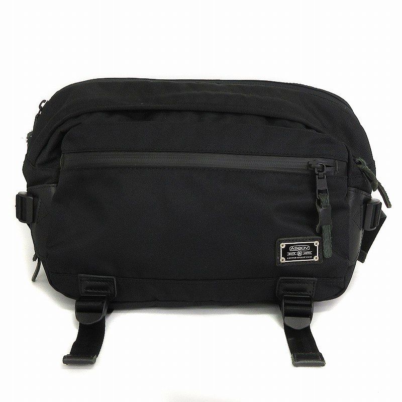中古 美品 アッソブ ボディバッグ ウエストバッグ BAG 黒 楽天市場】アッソブ ボディバッグの通販