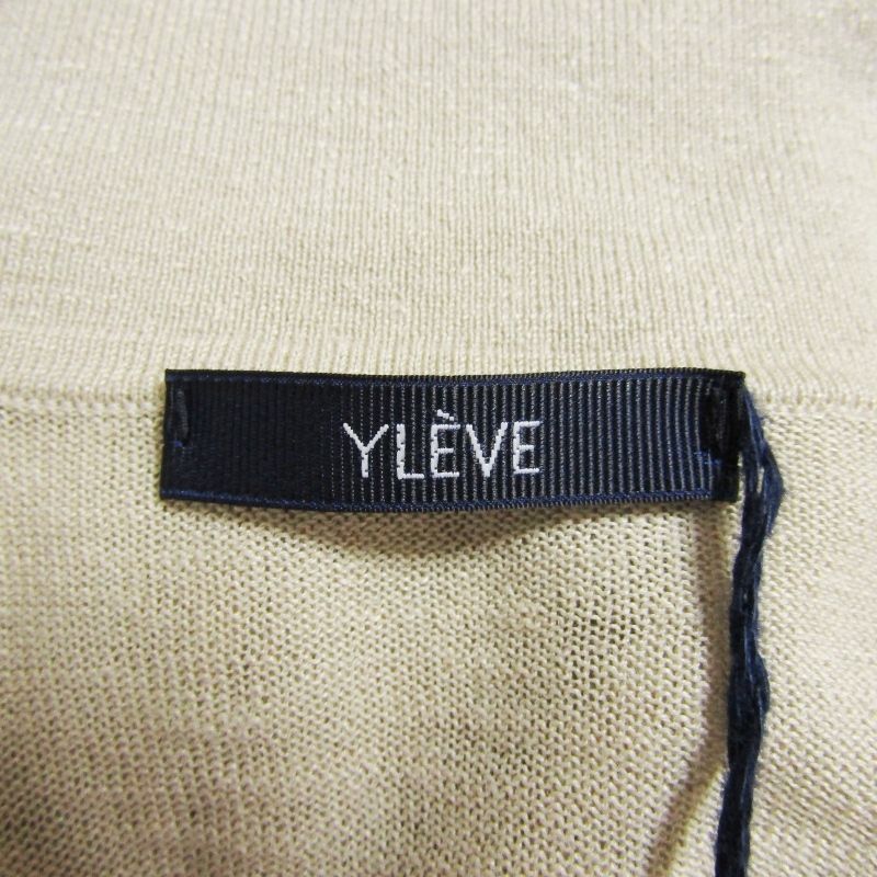 YLÈVEイレーヴLINEN COTTON SKIPPER KNITサイズ5