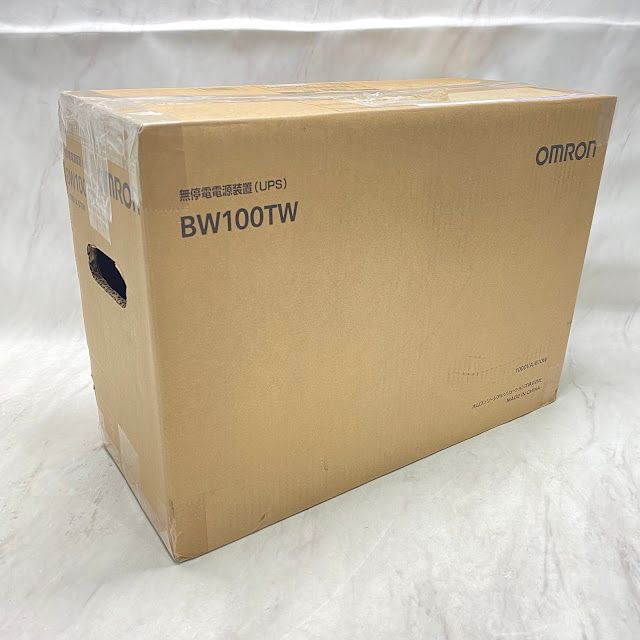 【新品未開封】24時間以内発送OMRON BW100T UPS 無停電電源装置 楽天市場】オムロン SS 無停電電源装置 常時商用(正弦波)/400VA