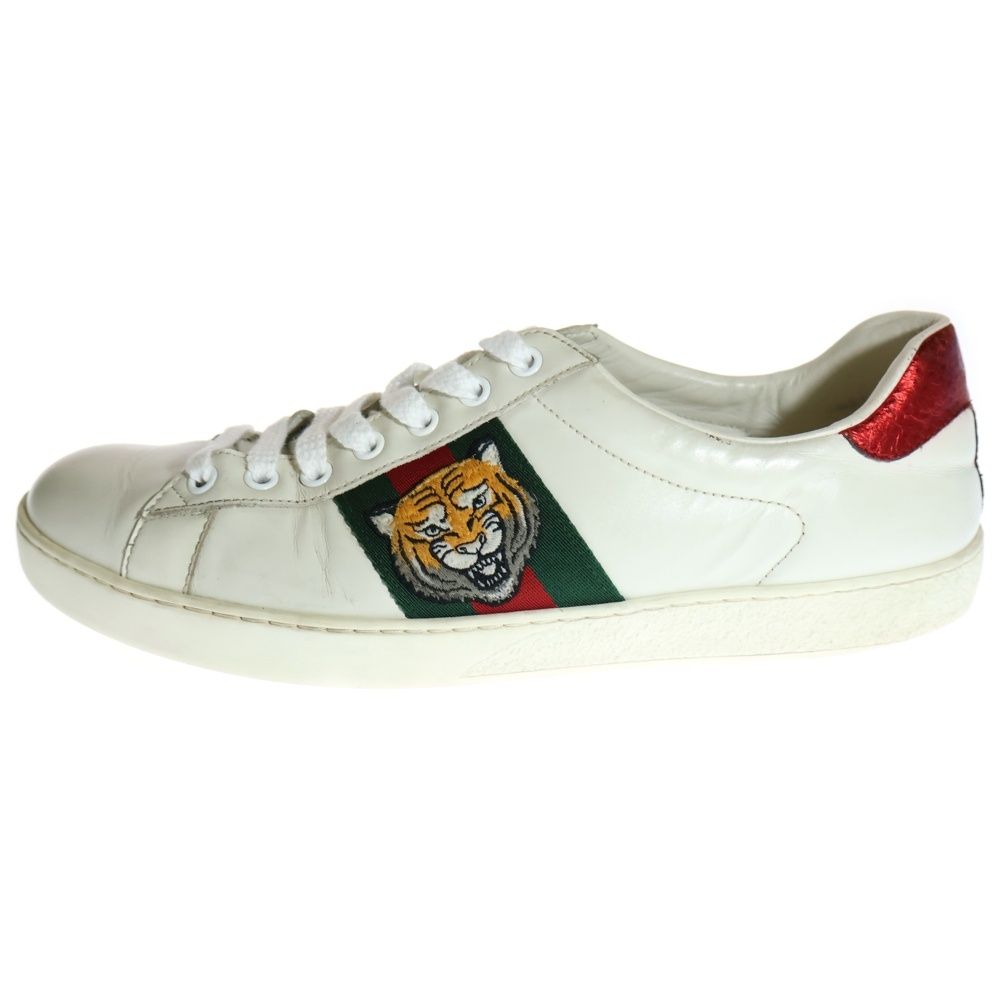 GUCCI (グッチ) エース ウェブカラー エンブロイダリー タイガー