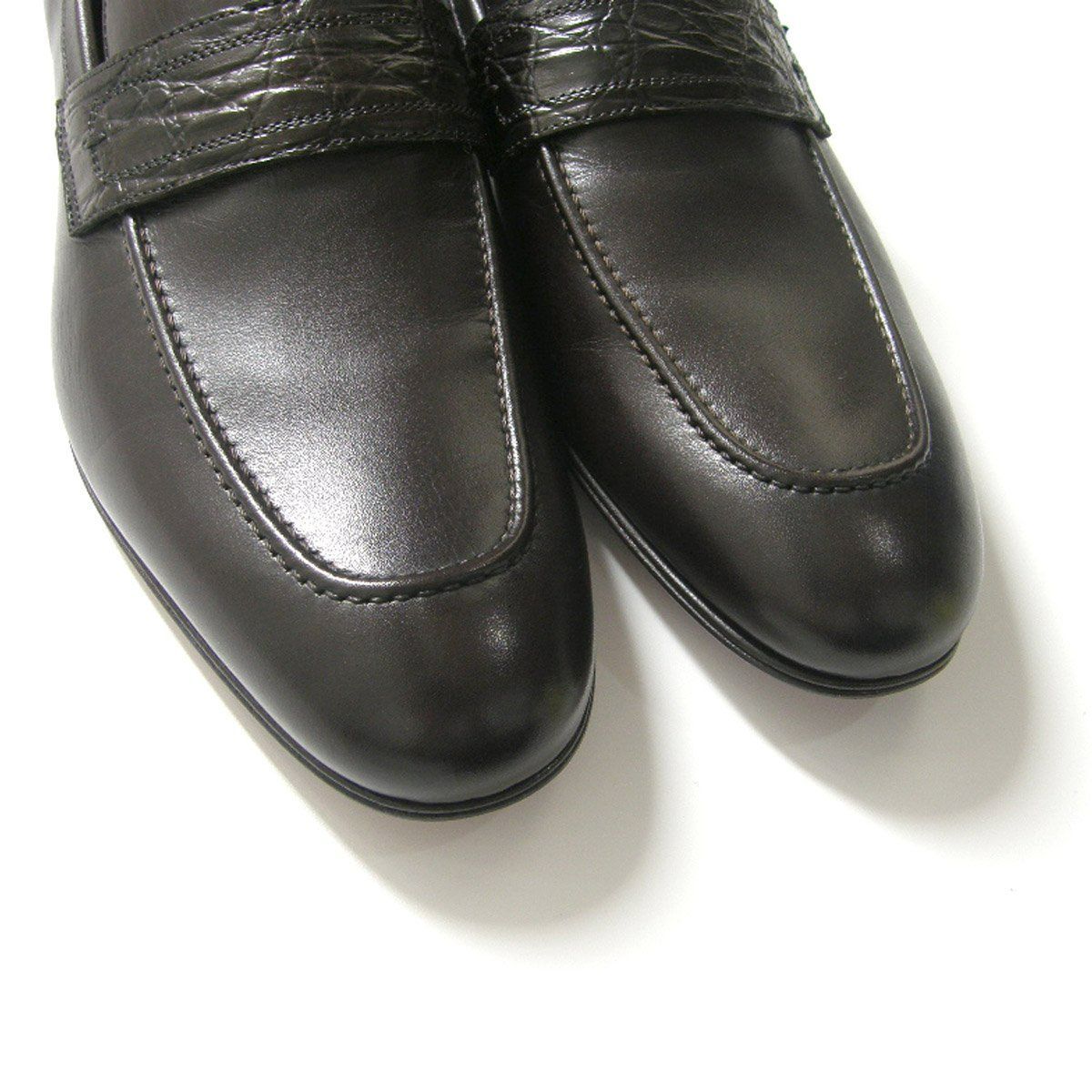 新品】 Brioni ／ ブリオーニ レザーシューズ イタリア製 本革 革 