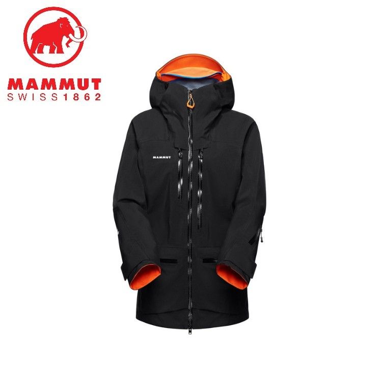 25秋冬 マムート MAMMUT レディース アイガー フリー プロ ハードシェル フーデッド ジャケット 1010-30341 防水 GORE-TEX Pro ゴアテックスプロ パーカー フード付き 登山 アルパインクライミング