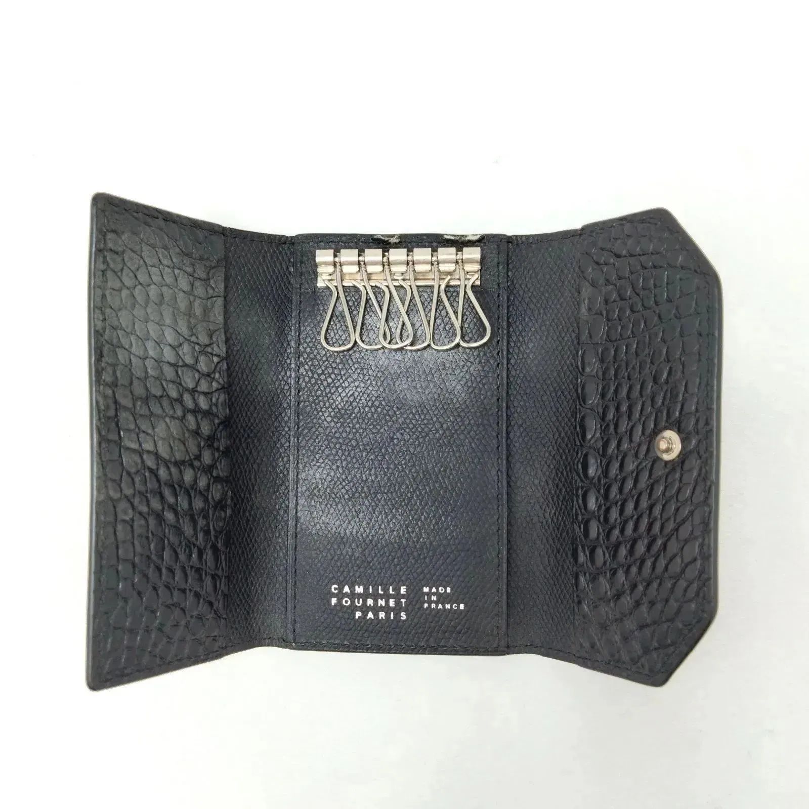 カミーユフォルネ キーケース ヴェルソ　アリゲーター　キーケース カミーユフォルネ キーケース ✨️Camille Fournet✨️カミーユ