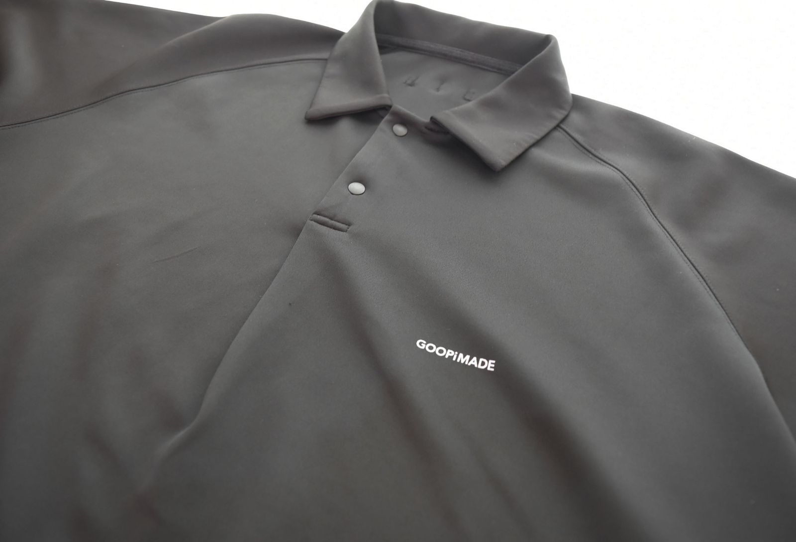 グーピーメイド GOOPiMADE Polo Shirt ロゴ プリント オーバーサイズ