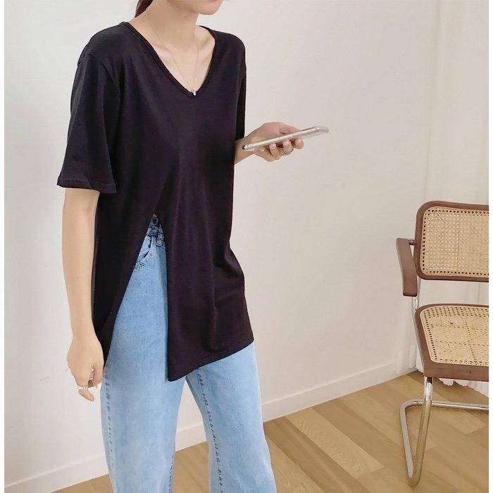 Tシャツ レディース きれいめ 40代 春夏 上品 半袖Tシャツ ブラウス 綿 白トップス スリット裾 オシャレ 韓国風 ゆったりカットソー 大きいサイズ Tシャツ 楽天市場】シャツ Tシャツ レディース きれいめ 40代 春夏 上品