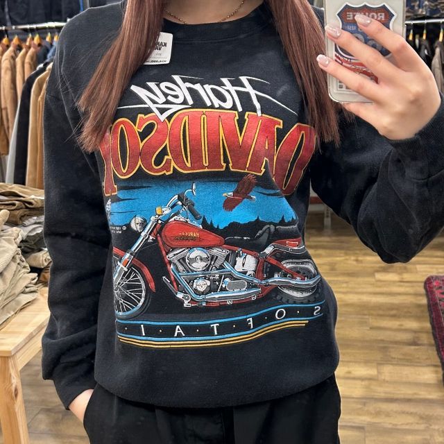 Harley-Davidson/ハーレーダビッドソン】スウェット80's 【公式通販】 Harley-Davidson/ハーレーダビッドソン】スウェット80's 【公式通販】