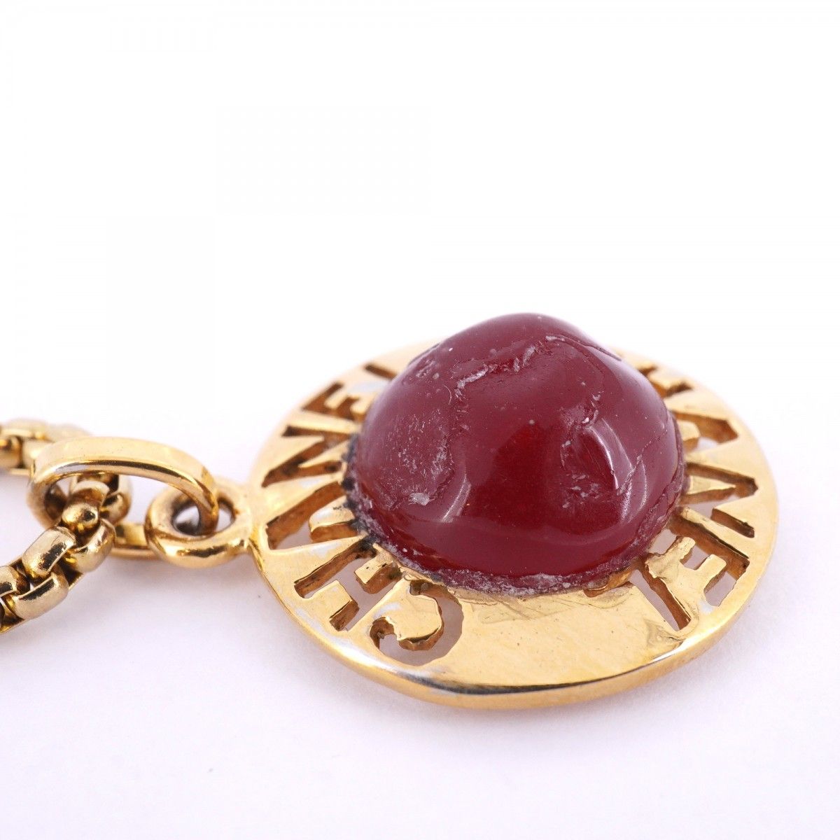 5jdb1017】シャネル ネックレス ヴィンテージ シャネルロゴ 丸型  