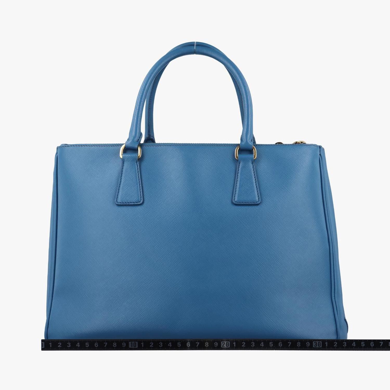 プラダ Prada トートバッグ レディース ガレリア ブルー サフィアーノレザー 31/X 158 - メルカリ