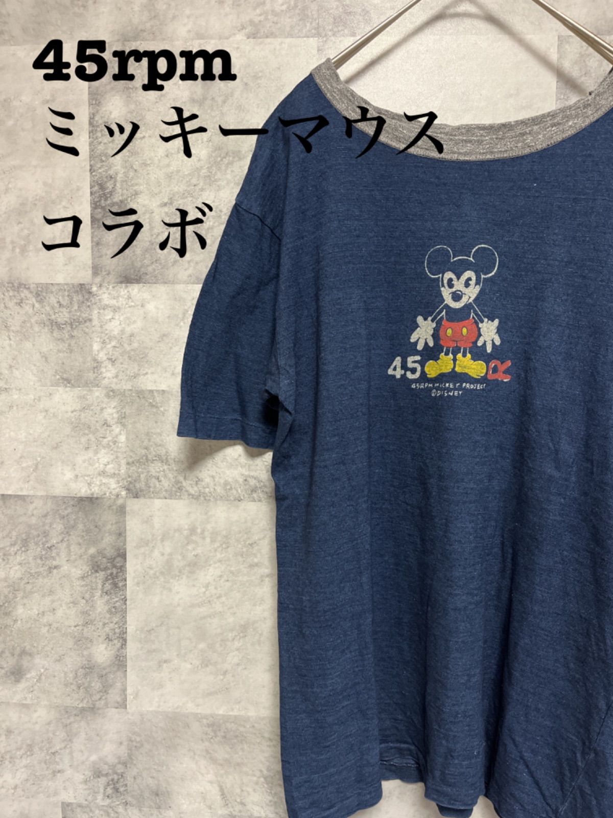 希少 45rpm ミッキープロジェクト ミッキーマウス コラボ Tシャツ - メルカリ