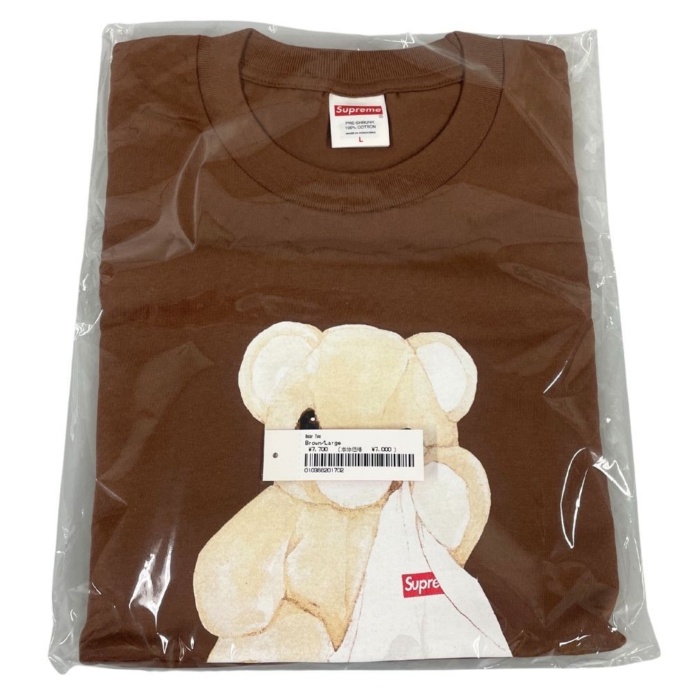 25s/s Supreme Bear Tee Brown サイズL