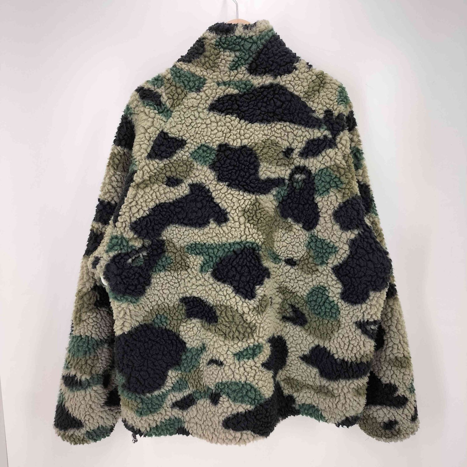 A BATHING APE カモ柄フリースジャケット アベイシングエイプ A BATHING APE 23AW 1St Camo Metal One Point