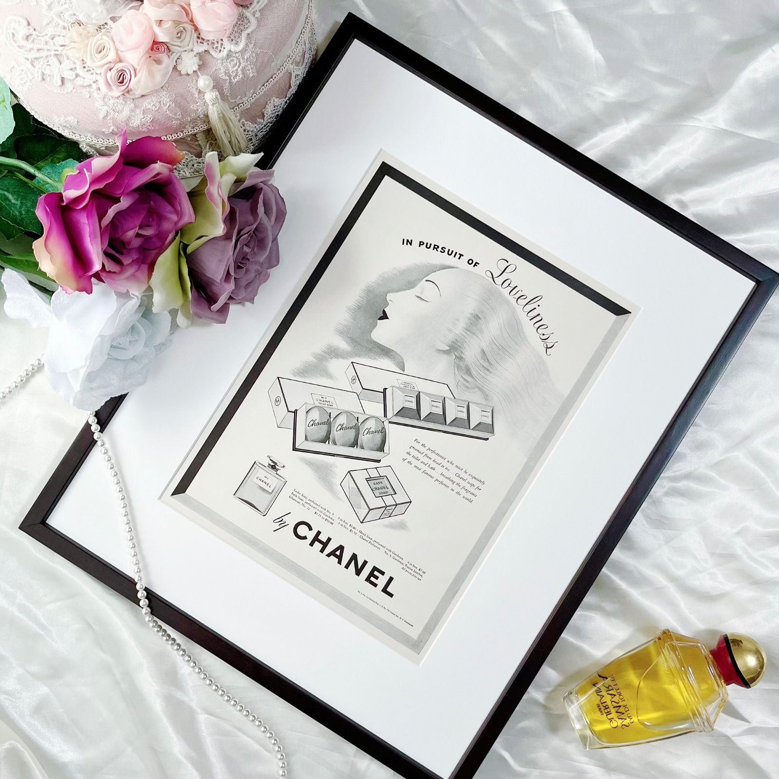 1942 広告＞ CHANEL シャネル ポスター ヴィンテージ アートポスター