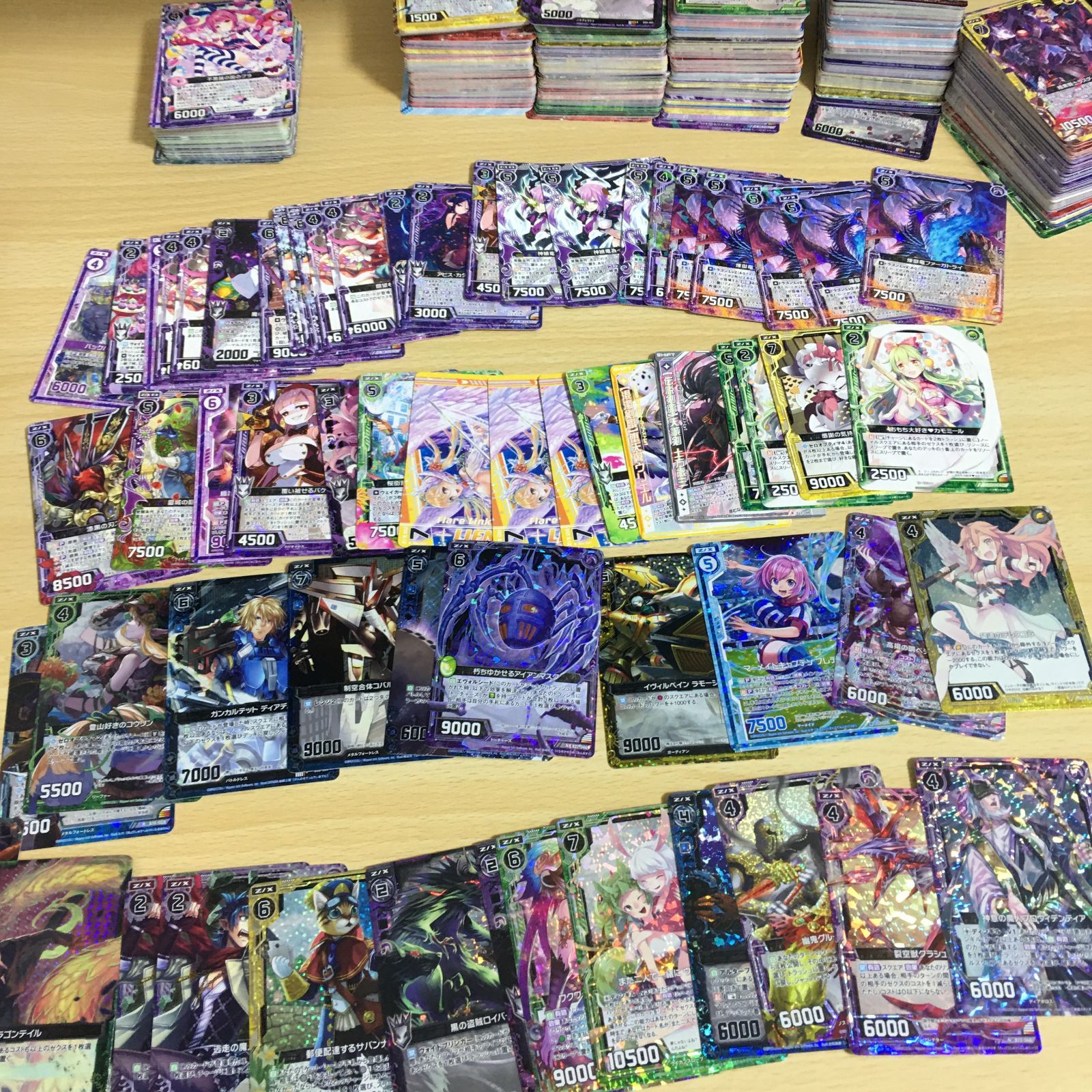 レアカードまとめ売り　1000枚以上 全てレア 1000枚弱 ゼクス Z/X sr r uc c lr カード まとめ b006
