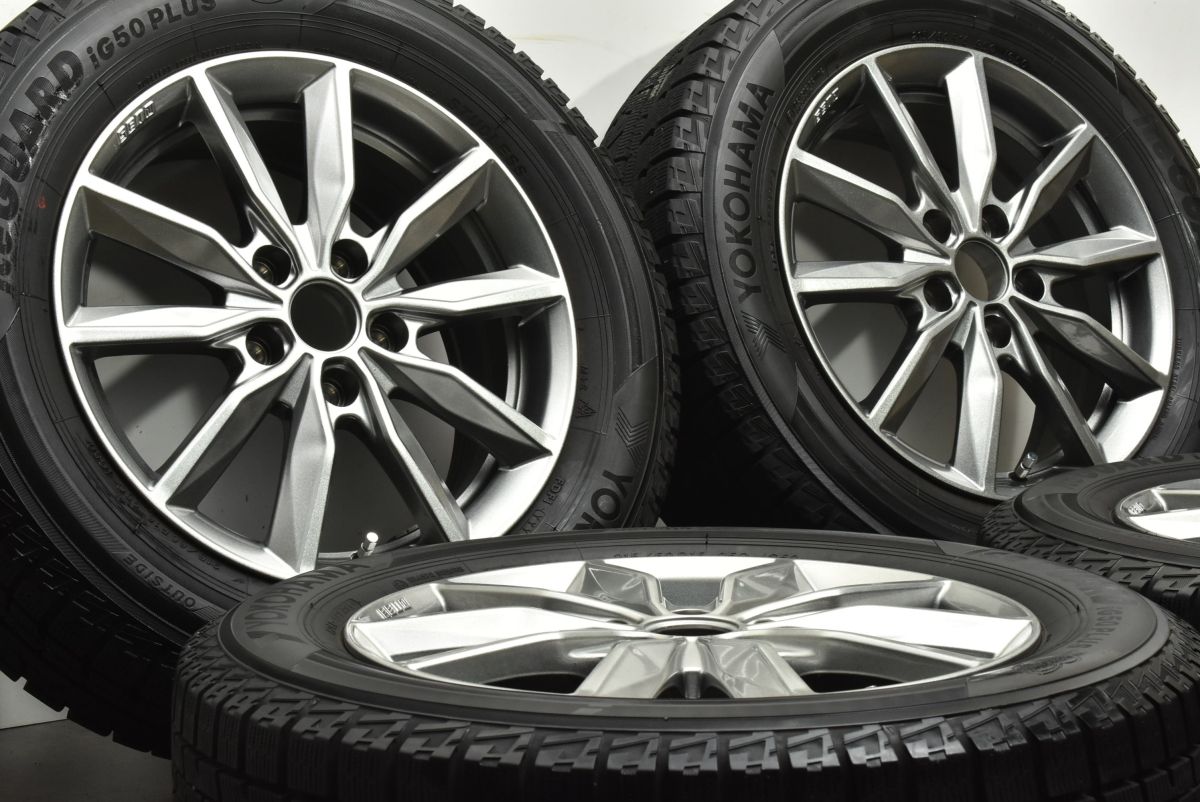 SEIN 16in 6.5J 48 PCD114.3 ヨコハマ アイスガード iG50プラス 215 60R16 カムリ エスティマ オデッセイ ヴェゼル CX-3 可