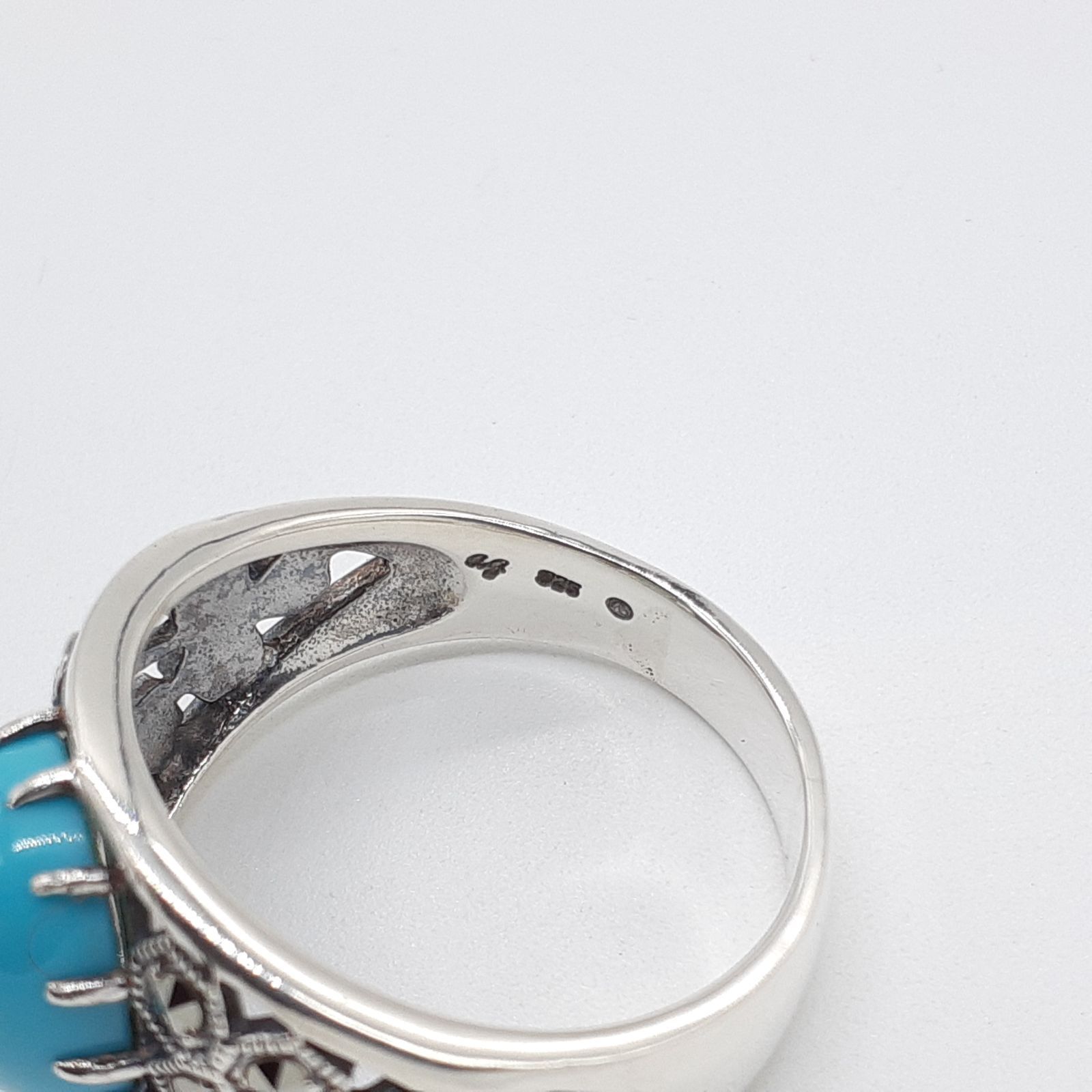 碌山 ロクザン ROKUZAN リング SILVER 925 シルバー トルコ石