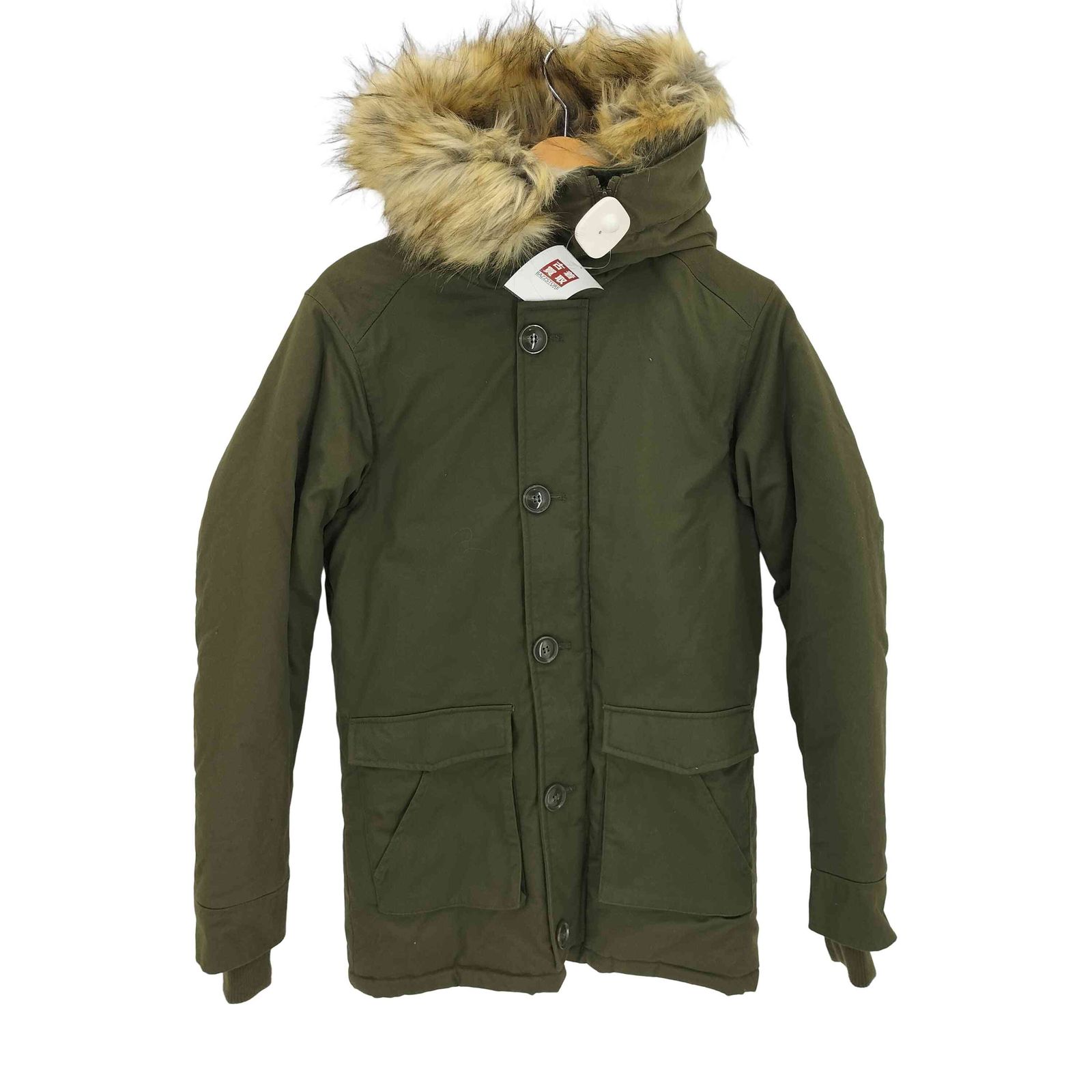 ハルハム HALHAM フェイクファ―モッズコート メンズ JPN：M 