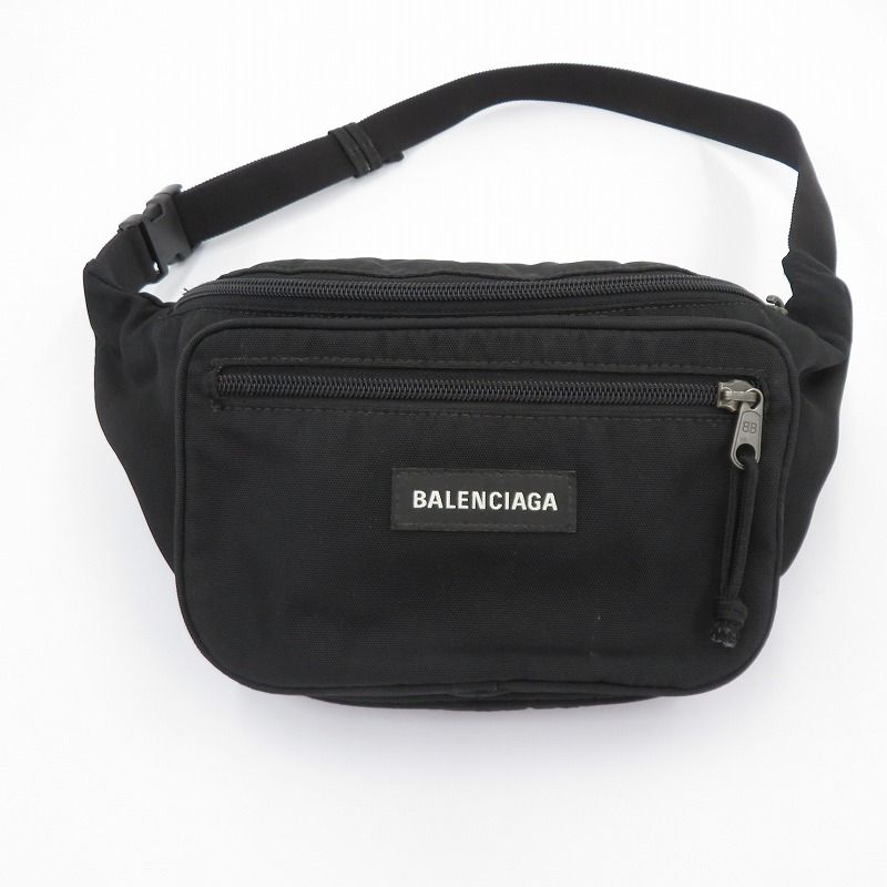瀬戸大橋店 BALENCIAGA | バレンシアガ ボディバッグ エクスプローラー ベルトバッグ 482389 1000 Y 568008 ブラック 122