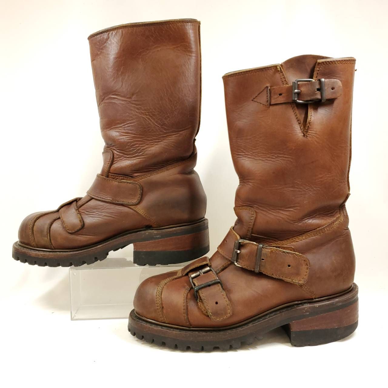  ナオナ naona 激 スチールトゥ エンジニアブーツ レザー メキシコ製 エンジニアブーツ ブーツ