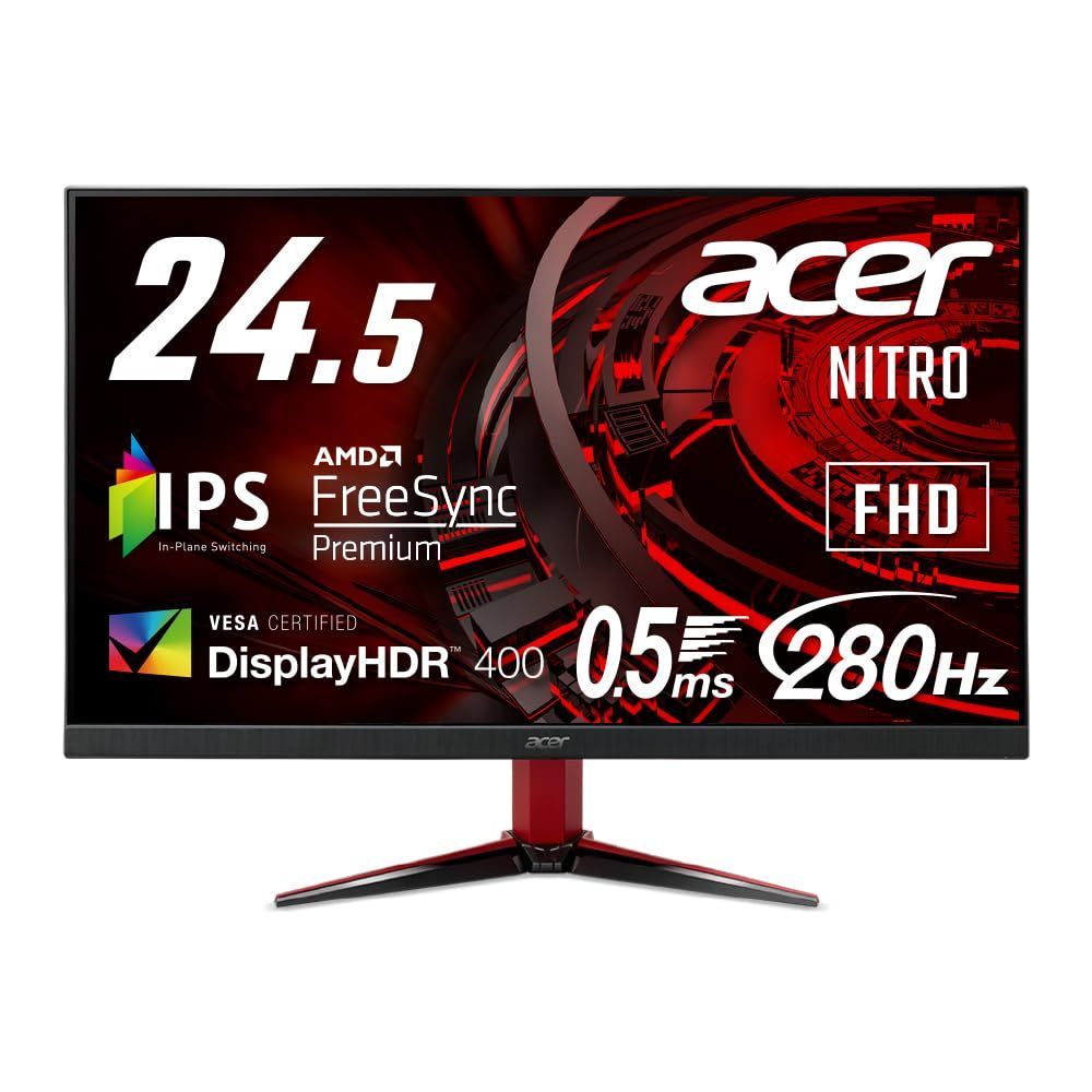 在庫セール】Nitro Acer ゲーミングモニター 24.5インチ IPS フルHD