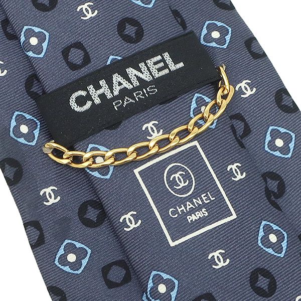 ☆美品☆CHANEL シャネル　ネクタイ　チェック　マルチカラー　ココマーク CHANEL - シャネル CHANEL ネクタイ 総柄 ココマーク チェック